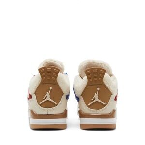 Jordan Sneakers Red Blue Tan